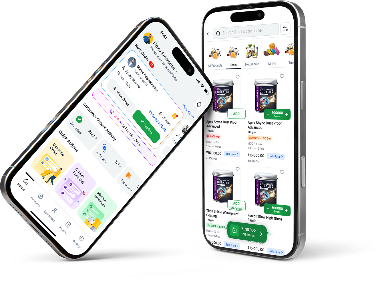 Biizline order management features